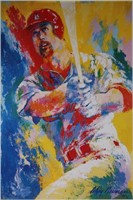 Signed LeRoy Neiman Mark McGuire Framed Print