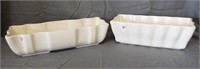 (2) Ceramic planters including Imperial F72 and