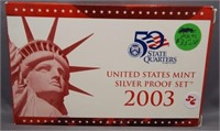 2003 US Silver Proof set.