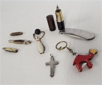 (8) Pocket knives including Zippo, Scout,