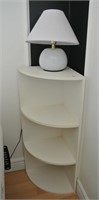 Corner Storage with Lamps