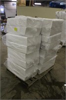 (12) Sleeves Of Pre Padded 2CTP White Trays