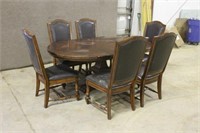 Wooden Table with (6) Chairs