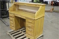 Wooden Roll Top Desk