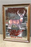 Miller High Life Whitetail Buck Mirror