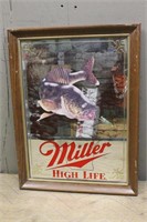 Miller High Life Walleye Mirror