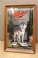 Miller High Life Timber Wolf Mirror