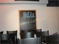 BLU CHALK BOARD