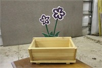 Cedar Flower Planter, Unused