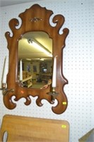 Mirror w/ Candle Sconce