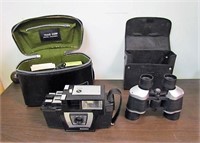 Vintage Camera and Binoculars