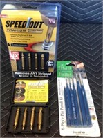 Qty 2 SpeedOut Screw Extractors and Pin Punch Kit