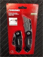 Husky 2-pack Folding Utility Knives