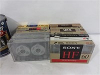 13 cassettes d'enregistrement