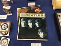 TWO VINYL ALBUMS BY THE BEATLES "RUBBER SOUL" AND