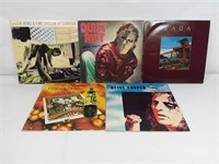 5 vinyles: Alice Cooper et autres
