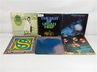 6 vinyles: 2x Pink Floyd et autres