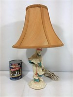 _Lampe de table en porcelaine style asiatique