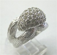 Ster-SH Stamped Sterling Silver Woman's Ring