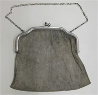 Vintage 800 Silver European Marked Mesh Handbag