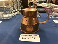 SOLID COPPER PITCHER MADE IN TURKEY