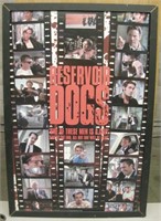 Framed Reservoir Dogs Movie Poster 26" x 38"