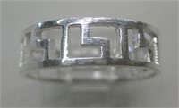 Sterling Silver Tribal Design Ring