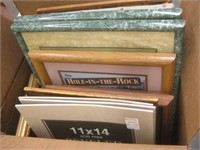 Box Lot of Frames and Artwork