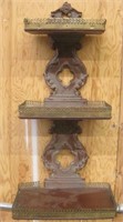 Pair of Victorian Syroco Wall Shelves