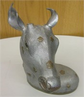 Aluminum & Brass Deer Figure - Horns Inside