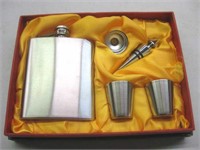 Stainless Steel Liquor Flask Set