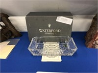 WATERFORD CRYSTAL ASTER SEPTEMBER MINT TRAY WITH