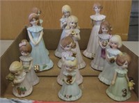 12 - Growing Up Birthday Girls By Enesco