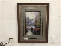 THE ART OF THOMAS KINKADE FRAMED PRINT IN