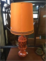 RETRO ORANGE 1960'S GERMAN LAMP