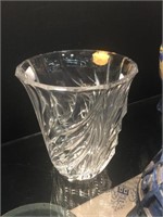 Val St. Lambert crystal vase