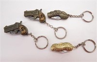 (4) Mini Knife Key Chains