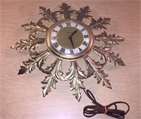 Vintage UNITED Electric Wall Clock