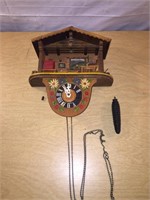 Vintage Cuckoo Clock for Parts