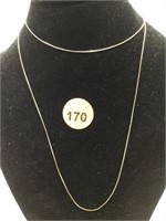 14K YELLOW GOLD FINE CHAIN NECKLACE - 24"