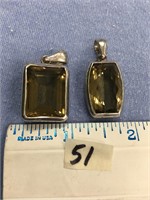 Two pendants with no chain            (k 15)