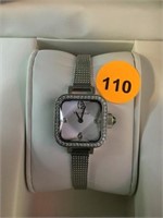 NEW IN BOX TYCOON LADIES WRIST WATCH WITH BEVEL CU