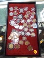 TRAY OF MIXED ASIAN, EUROPEAN, GERMANY, SWEDEN, GR