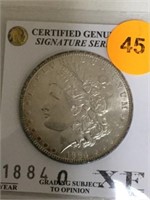 SIGNATURE SERIES 1884-O MORGAN DOLLAR