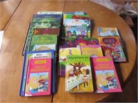 Collection of Alice In Wonderland Books & DVD's
