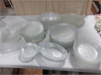 Big Grouping of Glass Dishes