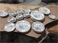 Large Collection of Indian Tree Dinnerware