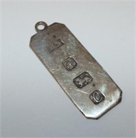 Hallmarked Sterling Silver Pendant