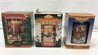 Budweiser Collectible Beer Steins With Boxes - 10D