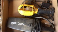 Work Light, 12 Volt Car Vac